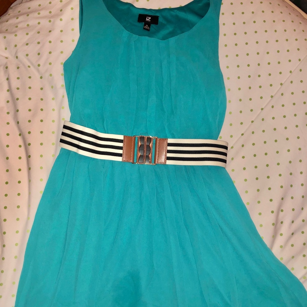 Teal dress